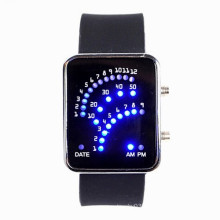 Fashion Silicone Band Binary Watches, led watches women